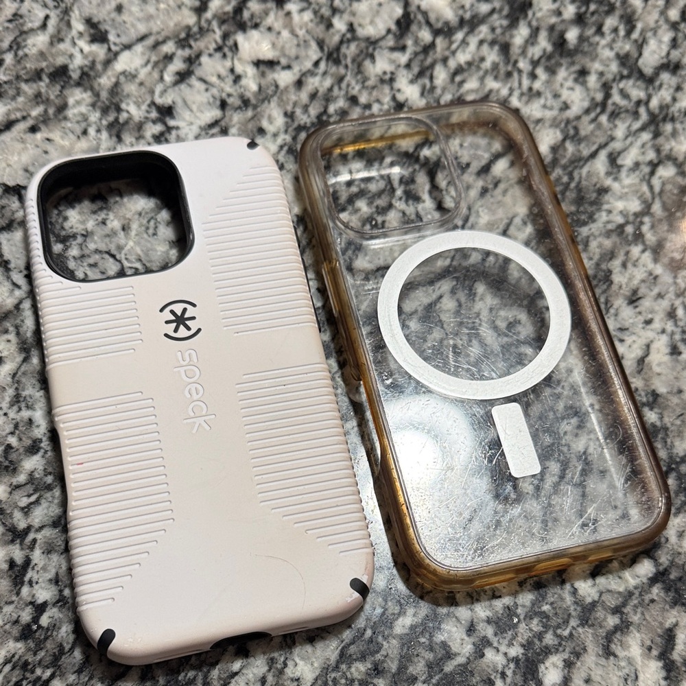 Speck White and Transparent OTTERBOX  IPhone 16 PRO Case Duo